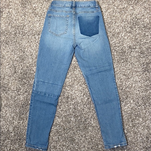 Bongo distressed two tone jeans size 4 - Picture 9 of 10
